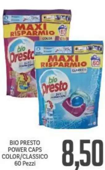 Supermercati Piccolo Bio Presto Power Caps Color / Classico 60 Pezzi offerta