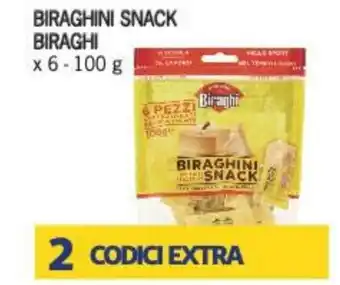 Supermercati Piccolo Biraghini Snack Biraghi x 6 - 100 g offerta