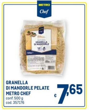 Metro Metro Chef Granella di Mandorle Pelate 500g offerta