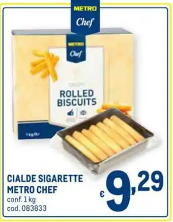 Metro Chef Cialde Sigarette 1kg