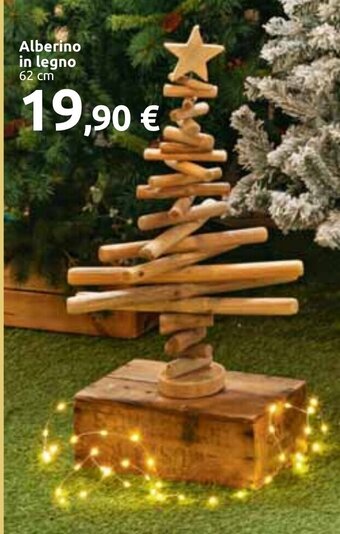 Carrefour Alberino in legno 62 cm offerta