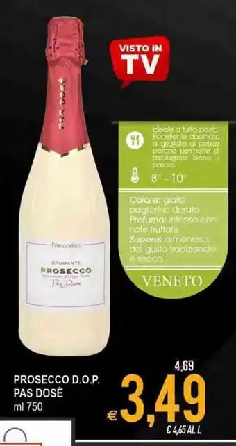 MD Discount Prosecco D.O.P. Pas Dose 750 ml offerta
