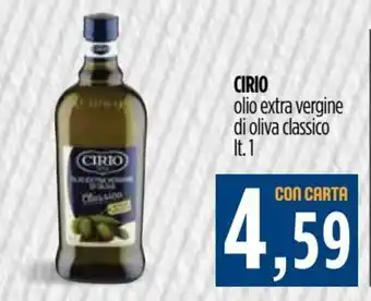 Ciro Amodio Cirio olio extra vergine di oliva classico lt. 1 offerta