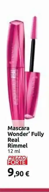 Carrefour Iper Mascara wonder' fully real rimmel offerta
