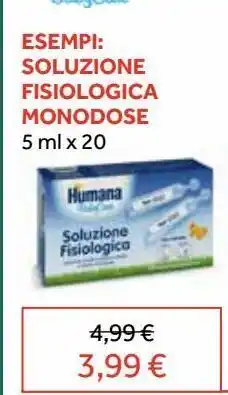 Prenatal Soluzione fisiologica monodose offerta
