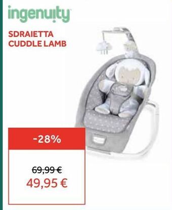 Prenatal Sdraietta cuddle lamb offerta