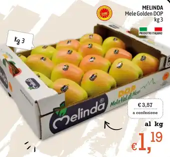 Famila Market Melinda Mele Golden DOP kg 3 offerta