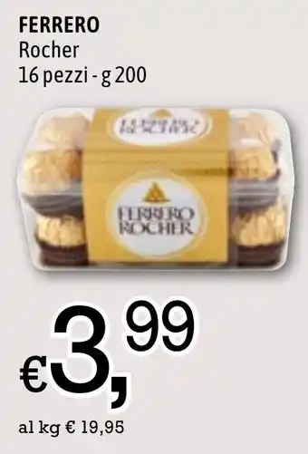 Famila Market Ferrero Rocher 16 pezzi g 200 offerta