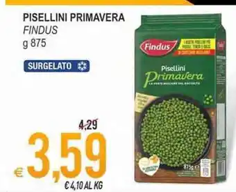 MD Discount Findus Pisellini Primavera 875 g offerta