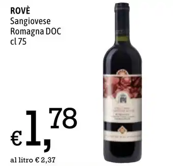 Rovè Sangiovese Romagna DOC cl 75