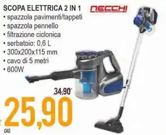 MD Discount Scopa Elettrica 2 in 1 offerta