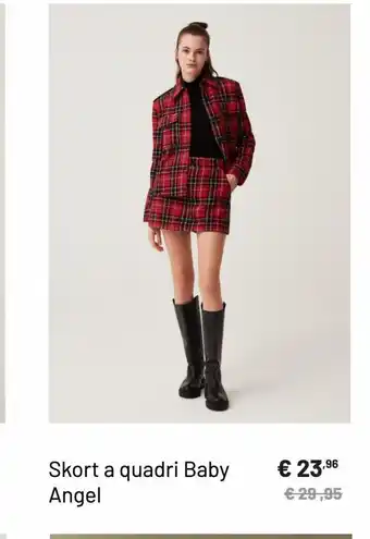 OVS Skort a quadri baby angel offerta