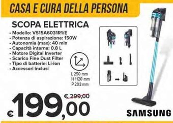 MD Discount Samsung Scopa Elettrica offerta