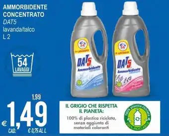 MD Discount Ammorbidente Concentrato Dat5 lavanda/talco L 2 offerta