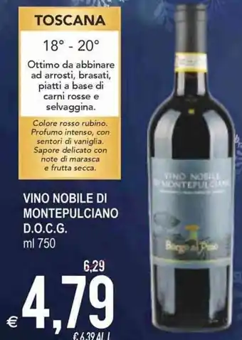 MD Discount Vino Nobile Di Montepulciano D.O.C.G. ml 750 offerta