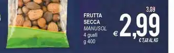 MD Discount Frutta Secca Manusol 4 gusti g 400 offerta