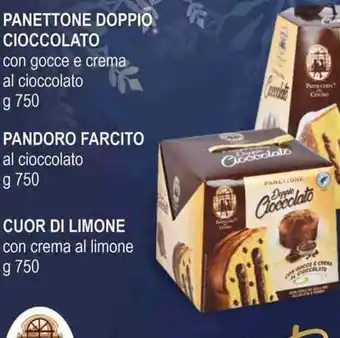 MD Discount Panettone Doppio Cioccolato con gocce e crema al cioccolato g 750 offerta