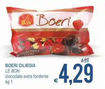 MD Discount Le Bon Boeri Ciliegia cioccolato extra fondente kg 1 offerta