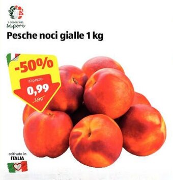 ALDI I Colori del Sapore Pesche noci gialle 1kg offerta