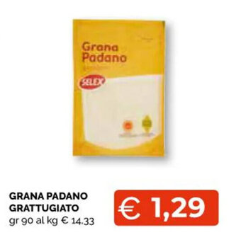 Mercatò Local Selex Grana Padano Grattugiato gr 90 offerta