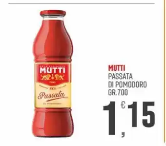 Marketpiù Mutti Passata Di Pomodoro 700 gr. offerta