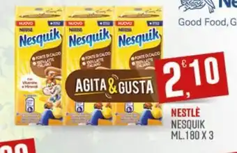 Marketpiù Nestlè Nesquik 180 ml x 3 offerta