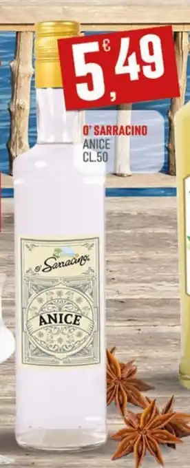 Marketpiù O' Sarracino Anice 50 cl. offerta