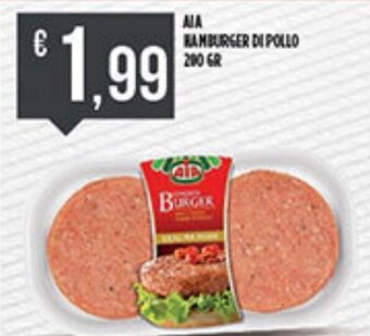 Supermercato Pollio AIA Hamburger Di Pollo 200 gr offerta