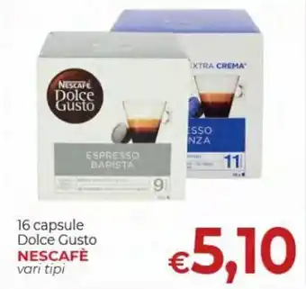 Iper Nonna Isa Nescafè 16 capsule Dolce Gusto vari tipi offerta