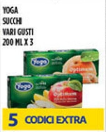 Supermercato Pollio Yoga Succhi Vari Gusti 200 ml x 3 offerta