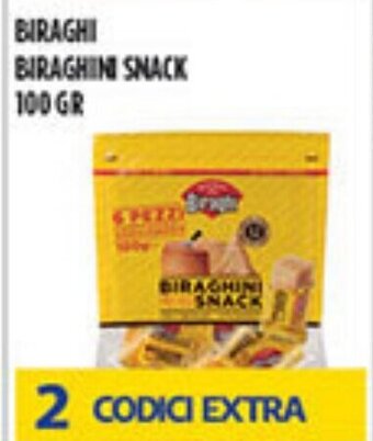 Supermercato Pollio Biraghi Biraghini Snack 100 gr offerta