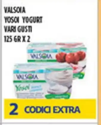 Valsoia Yosoi Yogurt Vari Gusti 125 gr x 2