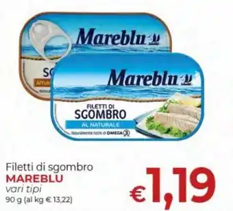 Mareblu Filetti di sgombro vari tipi 90 g