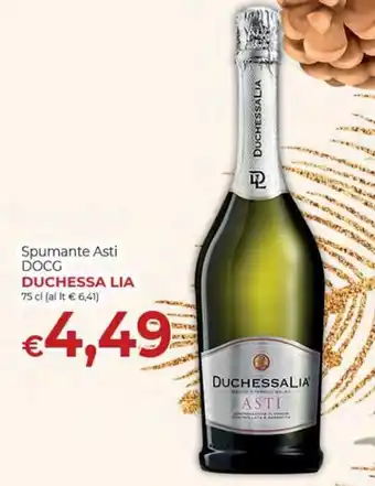 Duchessa Lia Spumante Asti DOCG 75 cl