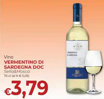Iper Nonna Isa Vermentino di Sardegna DOC Sella&Mosca 75 cl offerta