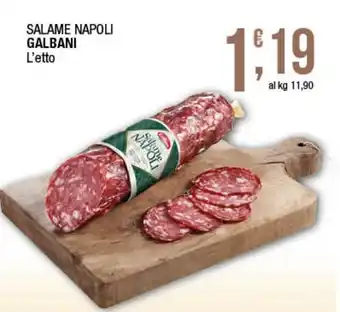 Maxi Sidis Galbani Salame Napoli L'Etto offerta