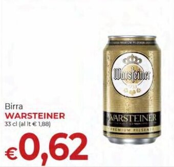 Iper Nonna Isa Warsteiner Birra 33 cl offerta