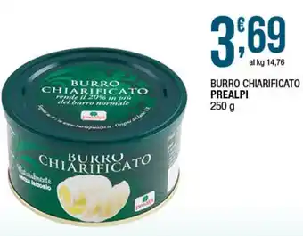 Prealpi Burro Chiarificato 250 g