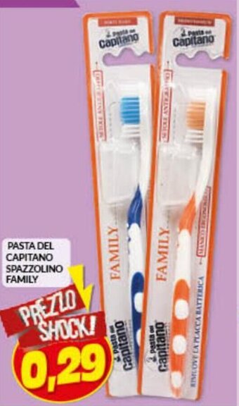 Risparmio Casa Pasta del Capitano Spazzolino Family offerta