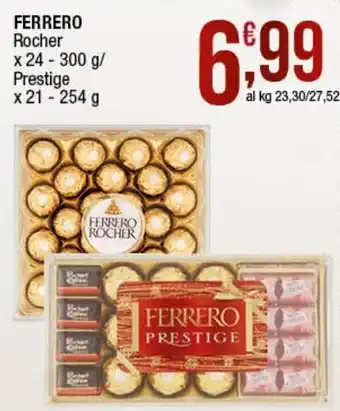 Ferrero Rocher x 24 - 300 g / Prestige x 21 - 254 g