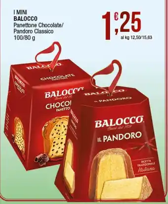 Maxi Sidis Balocco I Mini Panettone Chocolate/Pandoro Classico 100/80 g offerta