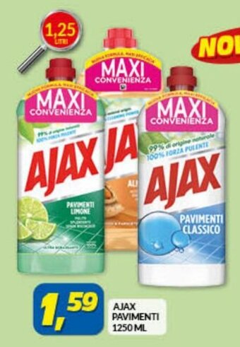 Risparmio Casa Ajax Pavimenti 1250 ml offerta