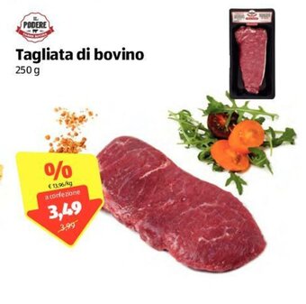 ALDI IL Podere Tagliata di bovino 250g offerta