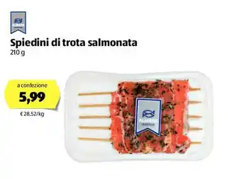 ALDI Almare Spiedini di trota salmonata 210g offerta