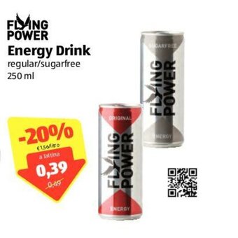 ALDI Flying Power Energy Drink 250ml offerta