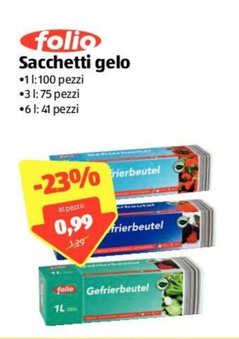 ALDI Folio Sacchetti gelo offerta