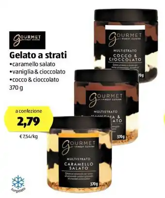 ALDI Gourmet Gelato a strati 370g offerta