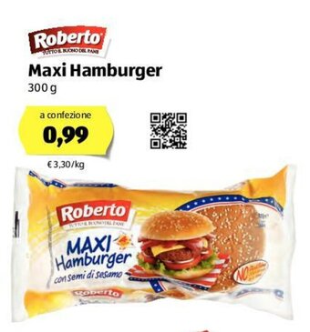 ALDI Roberto Maxi Hamburger 300g offerta