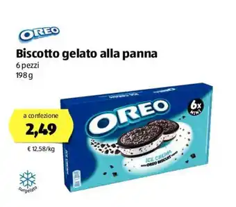 ALDI Oreo Biscotto gelato alla panna 6 pezzi 198g offerta