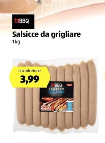 BBQ Salsicce da grigliare 1kg